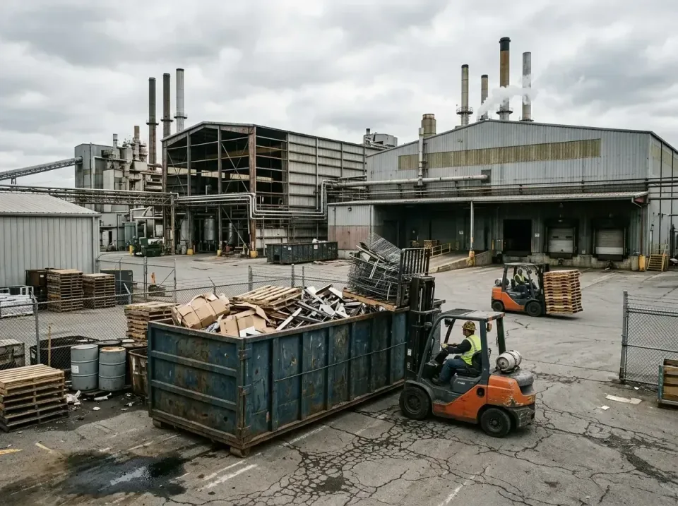 industrial-factory-scrap-conta-003 — frequently asked questions, Cheap Roll-off Dumpster Rentals in Le Claire, IA